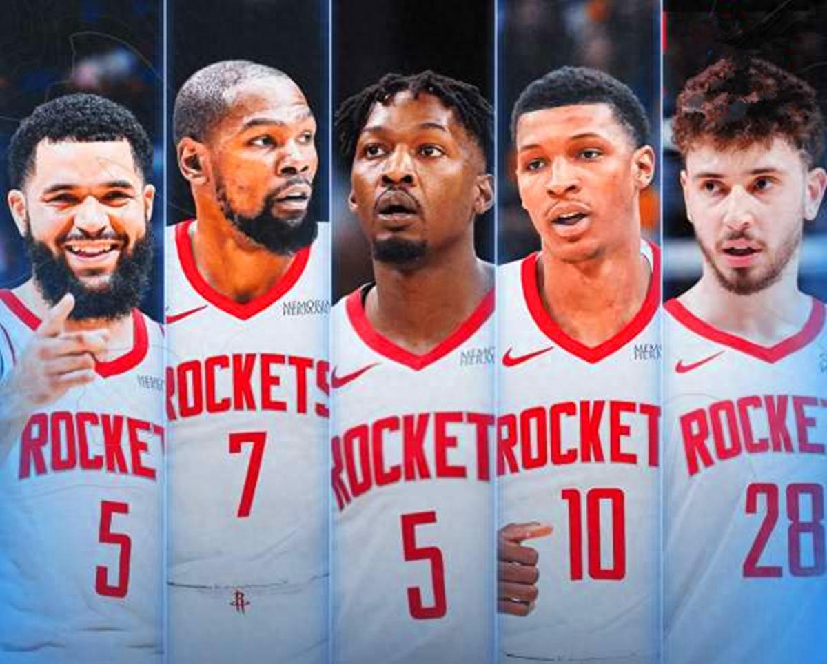 破纪录，杜兰特七方交易敲定！火箭队一签一裁升级15+3豪华大名单